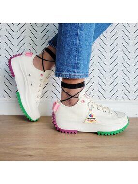 ❤️Converse Run Star Hike Platform 7 Womens Shoes Color Pop Beige Sneaker A14271C